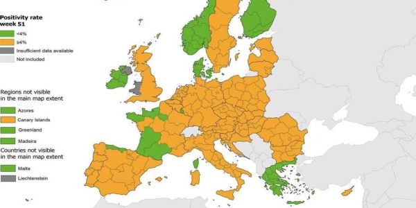 «Πράσινη» η Ελλάδα στο νέο χάρτη θετικότητας για τον κορωνοϊό στην Ευρώπη - Ειδήσεις Pancreta
