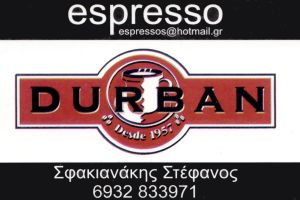 DURBAN espresso