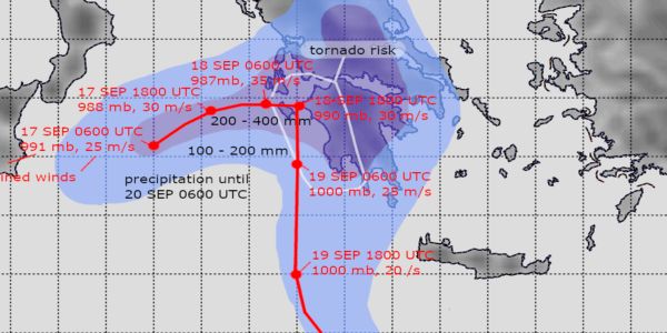 Κακοκαιρία «Ιανός»: Σε κατάσταση έκτακτης ανάγκης οκτώ περιοχές - Πότε και πού θα χτυπήσει ο κυκλώνας - Ειδήσεις Pancreta