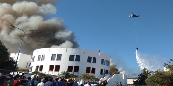 Μεγάλη φωτιά στις εστίες του Πανεπιστημίου Κρήτης στην Κνωσό - Ειδήσεις Pancreta