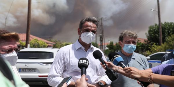 Μητσοτάκης: Βασική προτεραιότητα η αποκατάσταση των πληγέντων – Αναδασωτέες όλες οι καμένες εκτάσεις - Ειδήσεις Pancreta