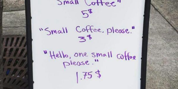 Εκεί όπου η ευγένεια κάνει φθηνότερο τον καφέ! - Ειδήσεις Pancreta