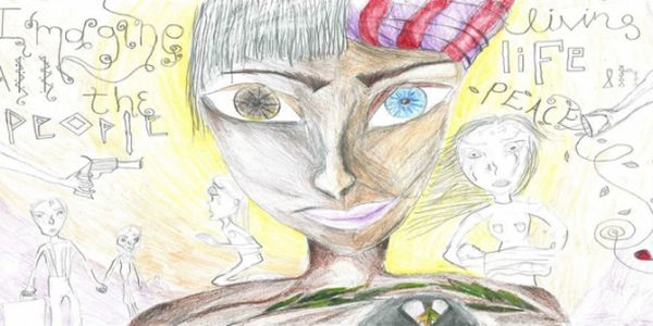 Παγκόσμιο βραβείο σε 14χρονη από τα Γιαννιτσά για ζωγραφιά με θέμα την ειρήνη - Ειδήσεις Pancreta