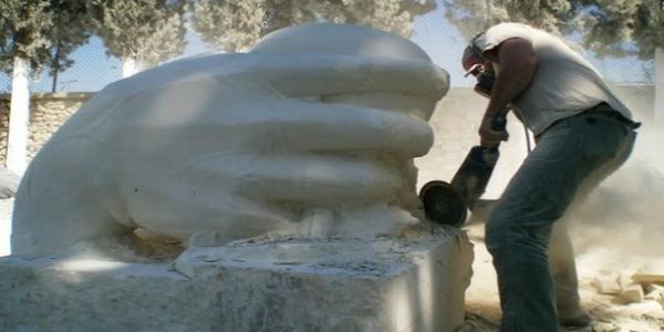 Ηράκλειο: Η «Ειρήνη» του Ρίτσου στο Διεθνές Συμπόσιο Γλυπτικής - Ειδήσεις Pancreta