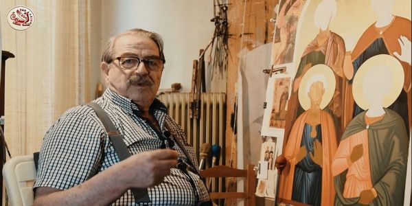 Ο Αγιογράφος Γιώργος Χειρακάκης στο κανάλι πολιτισμού του Δήμου Ηρακλείου - Ειδήσεις Pancreta
