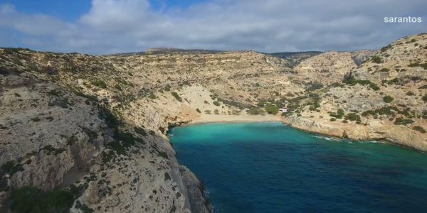 Παραλία Βαθύ στη Νότια Κρήτη /Drone Video - Ειδήσεις Pancreta
