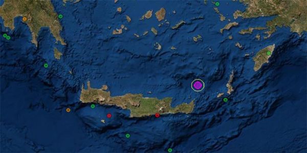 Σεισμός 5 Ρίχτερ τα ξημερώματα μεταξύ Κρήτης και Καρπάθου - Ειδήσεις Pancreta
