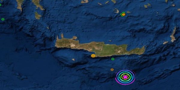 Συνεχείς οι σεισμοί στην θαλάσσια περιοχή νότια της Κρήτης - Ειδήσεις Pancreta