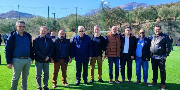 Εγκαινιάστηκε ο νέος πολυχώρος αθλητισμού και αναψυχής στην Αυγενική - Ειδήσεις Pancreta