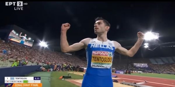 Μόναχο: Χρυσό μετάλλιο για τον Μίλτο Τεντόγλου στο Ευρωπαϊκό Πρωτάθλημα Στίβου με άλμα στα 8.52 ! - Ειδήσεις Pancreta