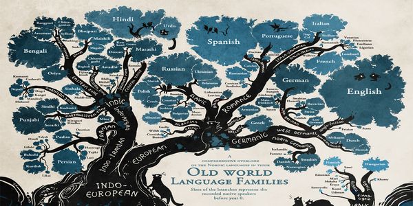 Το δέντρο των γλωσσών σε ένα εκπληκτικό infographic. Οι ρίζες, τα παρακλάδια, οι οικογένειες και οι συγγένειες - Ειδήσεις Pancreta