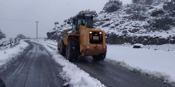 Κρήτη: Ποιοι δρόμοι είναι κλειστοί λόγω χιονόπτωσης – Που χρειάζονται αλυσίδες - Ειδήσεις Pancreta