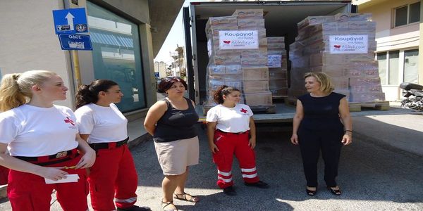 Έφυγαν φορτηγά με ανθρωπιστική βοήθεια από Κρήτη - Ειδήσεις Pancreta