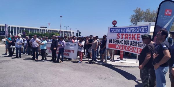 Κρήτη: Αντιδρούν οι τουριστικοί πράκτορες στην απεργία των οδηγών λεωφορείων - Ειδήσεις Pancreta