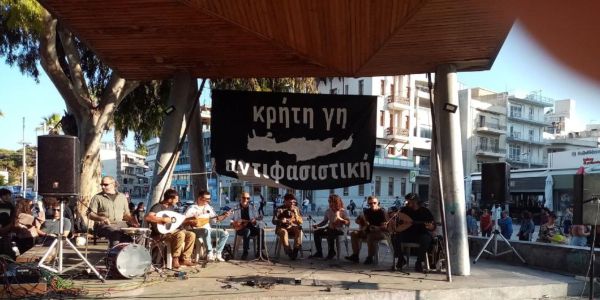 Με μεγάλη συμμετοχή το αντιφασιστικό συλλαλητήριο στο Ηράκλειο - Ειδήσεις Pancreta
