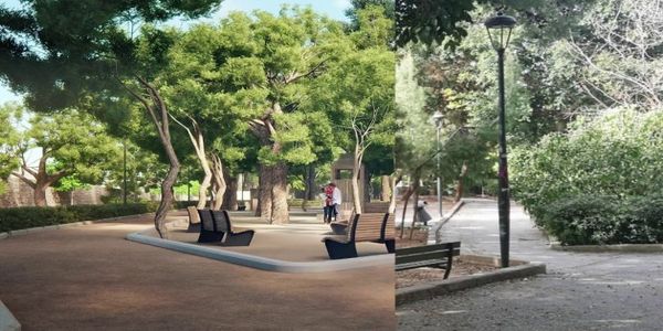 O Δήμαρχος Ηρακλείου Βασίλης Λαμπρινός συνομιλεί με τους δημότες στο Πάρκο Γεωργιάδη - Ειδήσεις Pancreta