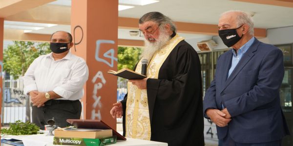 Ο Δήμαρχος Ηρακλείου Βασίλης Λαμπρινός στον Αγιασμό της νέας σχολικής χρονιάς - Ειδήσεις Pancreta