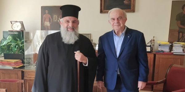 Συνάντηση Δημάρχου Ηρακλείου με Αρχιεπίσκοπο Κρήτης - Ειδήσεις Pancreta