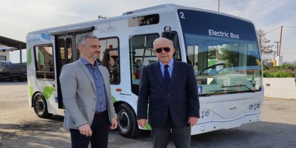 Ήρθε και το δεύτερο ηλεκτροκίνητο λεωφορείο του Δήμου Ηρακλείου - Ειδήσεις Pancreta