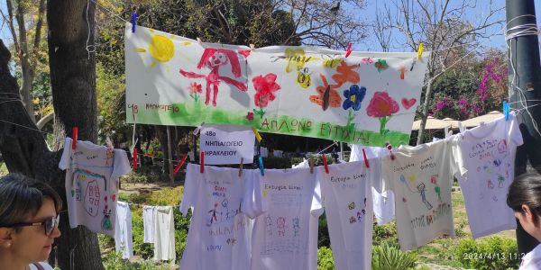 Μαθητές από σχολεία του Ηρακλείου συμμετείχαν σε δράση αλληλεγγύης για την ενίσχυση παιδιών με νεοπλασία - Ειδήσεις Pancreta