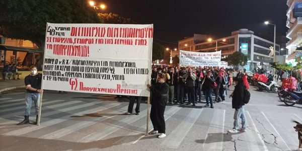 Με συγκεντρώσεις και πορείες τίμησαν στην Κρήτη την επέτειο του Πολυτεχνείου - Ειδήσεις Pancreta