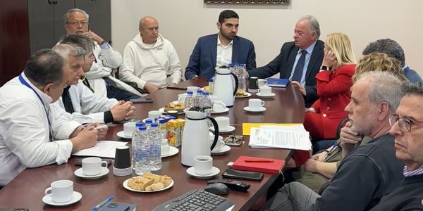 Επίσκεψη του Κωνσταντίνου Κεφαλογιάννη σε Βενιζέλειο Νοσοκομείο και 7η Υ.Π.Ε.