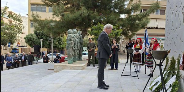Ο Δήμαρχος Ηρακλείου Αλέξης Καλοκαιρινός στις εκδηλώσεις τιμής και μνήμης για την Ημέρα Θρακικού Ελληνισμού