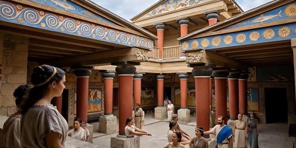 Εντυπωσιακό βίντεο: Η τεχνητή νοημοσύνη ζωντανεύει το μεγαλείο του Μινωικού πολιτισμού