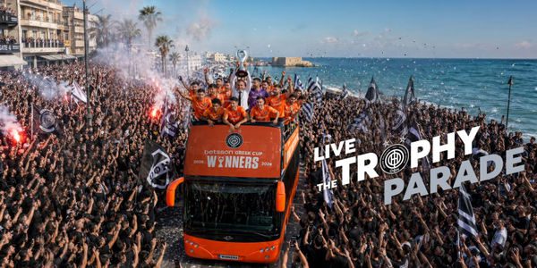 ΟΦΗ: live η μεγάλη φιέστα στο Ηράκλειο για την κατάκτηση του Κυπέλλου Ελλάδας