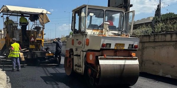 Συνεχίζεται στο κέντρο της πόλης το πρόγραμμα ασφαλτοστρώσεων στο Δήμο Ηρακλείου
