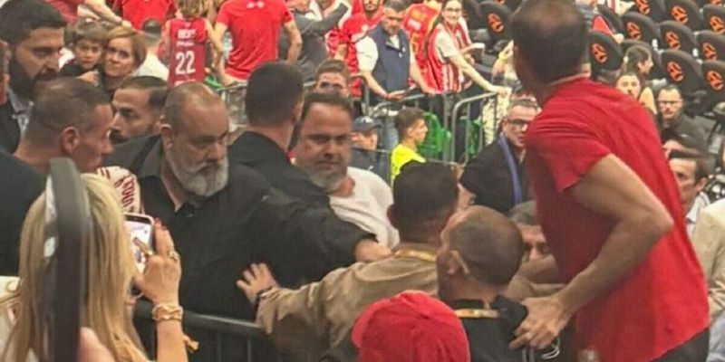 ΟΑΚΑ: Έντονο επεισόδιο μεταξύ Βαγγέλη Μαρινάκη και Γρηγόρη Δημητριάδη πριν από τον τελικό του Final Four