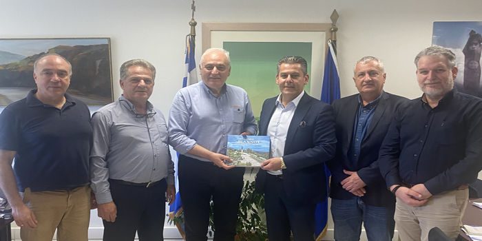 Συνάντηση του προέδρου της ΝΟΔΕ  Ηράκλειου με τον Δήμαρχο Βιάννου