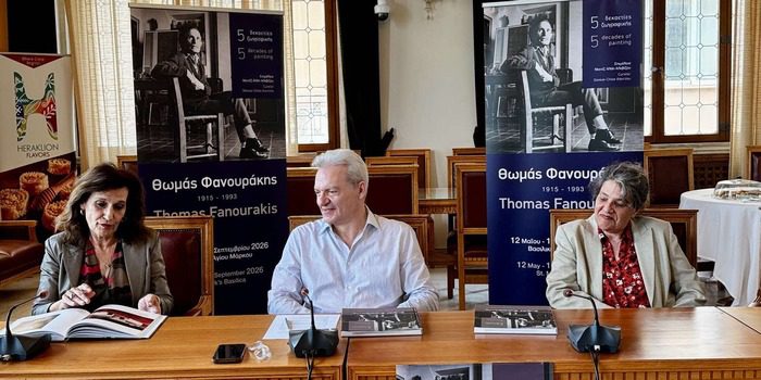Στη Βασιλική του Αγίου Μάρκου η πρώτη μεγάλη αναδρομική έκθεση «Θωμάς Φανουράκης. 5 δεκαετίες ζωγραφικής» (Βίντεο)