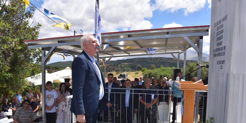 Παύλος Μπαριτάκης: Τιμή και Δόξα στους αγωνιστές της Εθνικής Αντίστασης στη Χανδρού