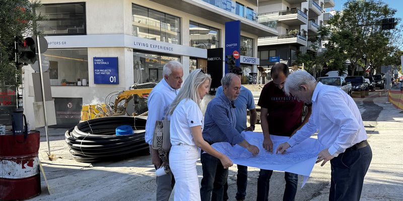 Ο Δήμαρχος Ηρακλείου στο εμβληματικό έργο της ΔΕΥΑΗ για την αντικατάσταση των αγωγών ύδρευσης