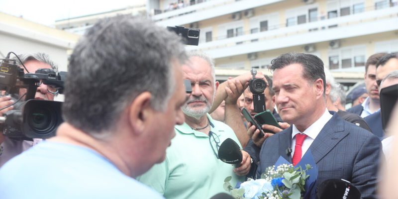 Επίσκεψη του Υπουργού Υγείας Άδωνι Γεωργιάδη στο Ιπποκράτειο νοσοκομείο στη Θεσσαλονίκη. Πέμπτη 4 Ιουνίου 2026  (ΒΑΣΙΛΗΣ ΒΕΡΒΕΡΙΔΗΣ / ΜOTION TEAM)