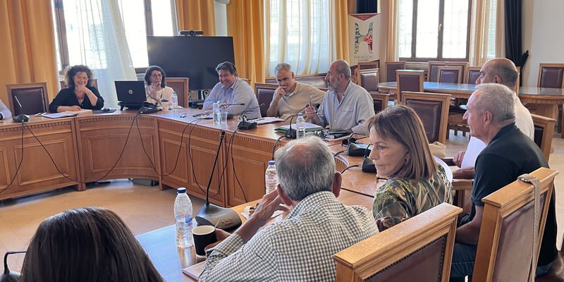 Σύσκεψη εργασίας για τα όρια των οικισμών του Δήμου Ηρακλείου