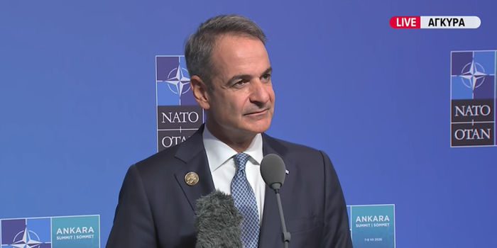 Μητσοτάκης από Άγκυρα: Η συμμαχία πρέπει να βασίζεται στις θεμελιώδεις αρχές της καλής γειτονίας