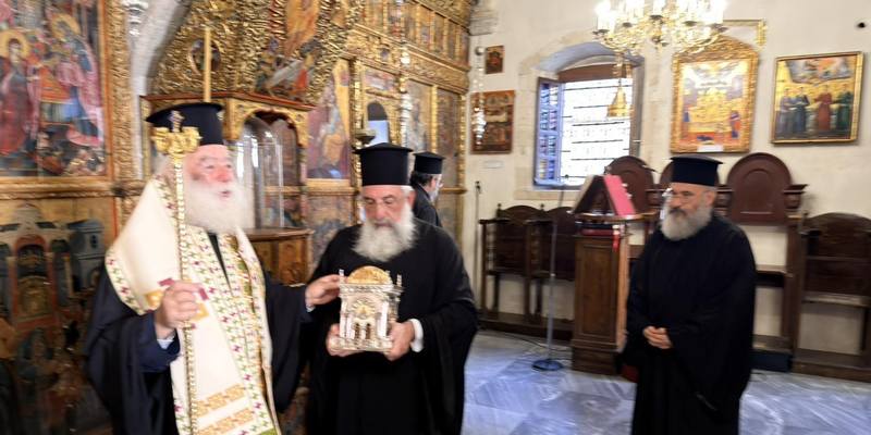 Επίσκεψη του Μακαριωτάτου Πατριάρχου Αλεξανδρείας στην Ιερά Αρχιεπισκοπή Κρήτης και στον Ιερό Μητροπολιτικό Ναό Αγίου Μηνά