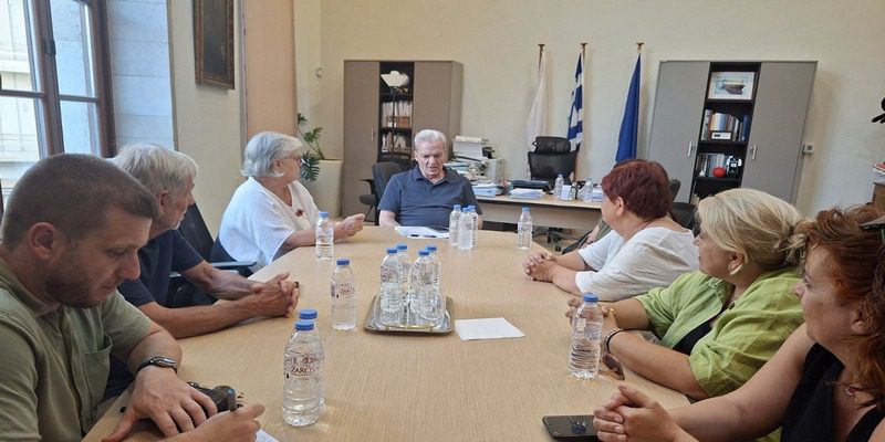 Συνεχίζονται οι συναντήσεις του Δημάρχου Ηρακλείου Αλέξη Καλοκαιρινού με εκπροσώπους συλλόγων της πόλης