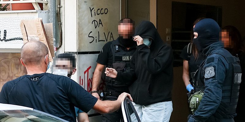 Συλλήψεις για τις εμπρηστικές επιθέσεις και τη δολοφονία της Βάγιας Νέστορα στη Θεσσαλονίκη. Παρασκευή 10 Ιουλίου 2026  (EUROKINISSI)